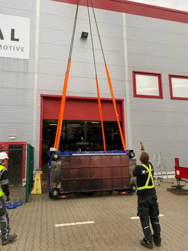 Lifting Factory Equipment for Relocation