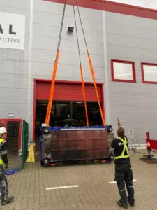 Lifting Factory Equipment for Relocation